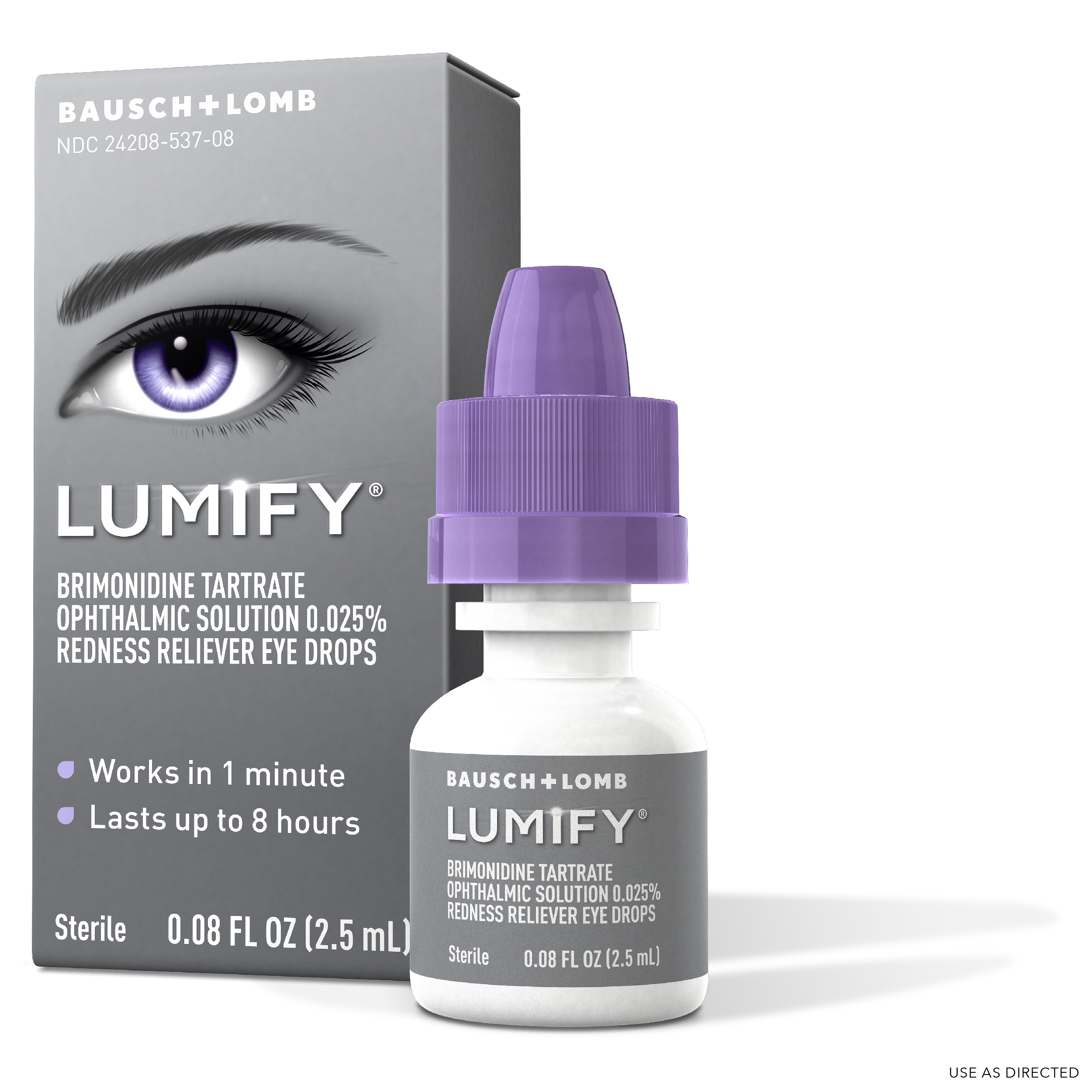 Order Bausch & Lomb Lumify Redness Reliever Eye Drops - 0.08 fl oz
 food online from Rite Aid store, Redwood City on bringmethat.com