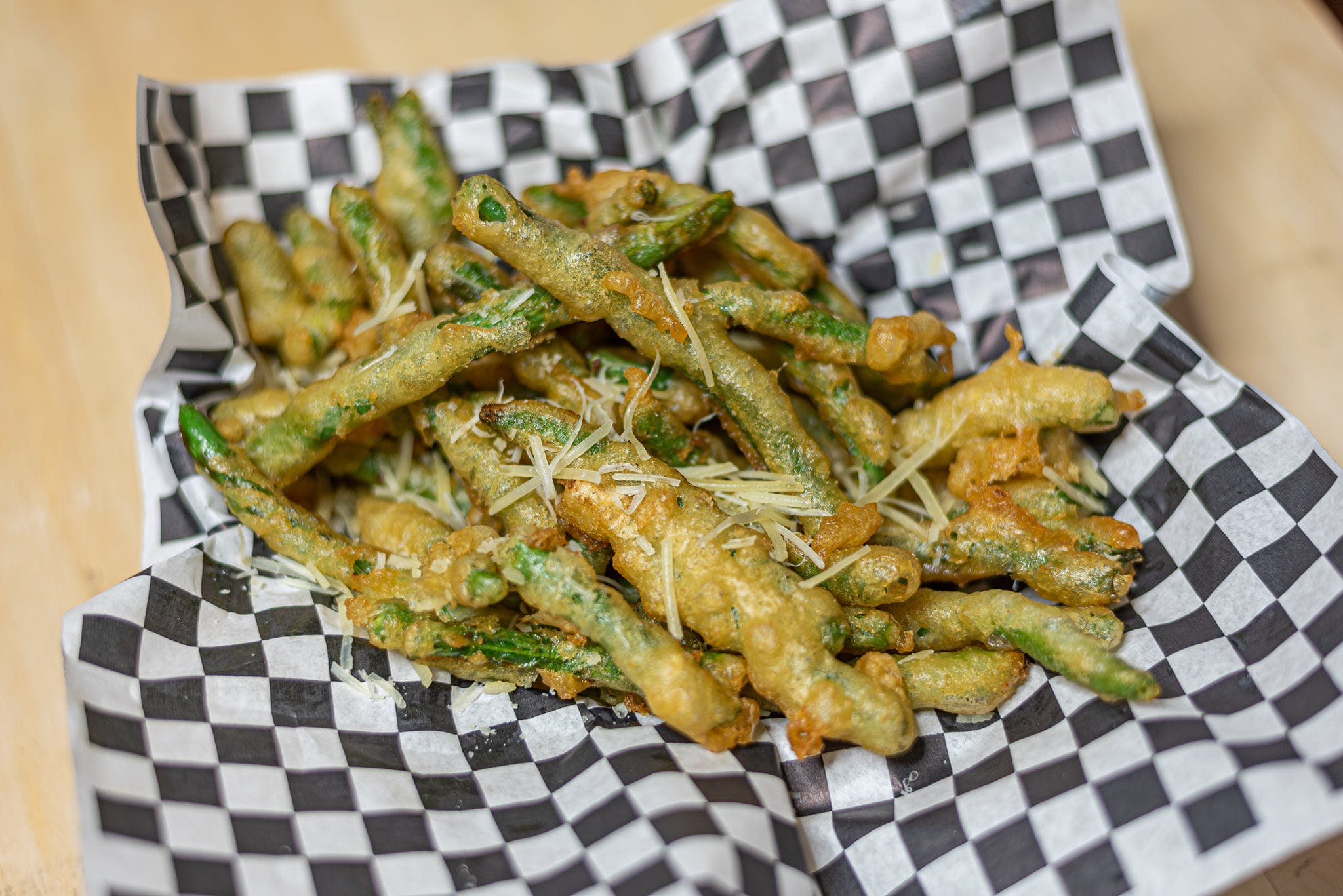 Order Tempura Green Beans - Appetizer food online from Craftsman Wood Fired Pizza store, Placentia on bringmethat.com