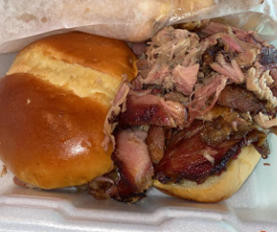Order Georgia's Finest BBQ Sandwich food online from Parker Smoked Meats store, Savannah on bringmethat.com