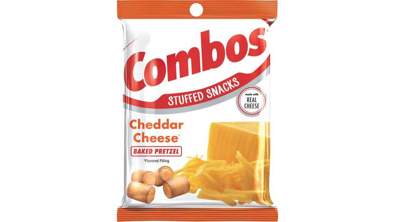 Order COMBOS Cheddar Cheese Pretzel Baked Snacks food online from Route 7 Food Mart store, Norwalk on bringmethat.com
