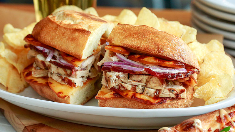 Order Marinated Grilled Chicken Sandwich food online from Pies & Pints store, Dayton on bringmethat.com