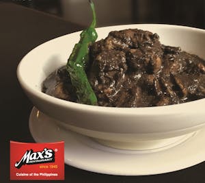 Order Dinuguan (Rich Meat Stew) food online from Max's Restaurant store, Waipahu on bringmethat.com