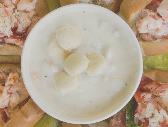 Order Cup Clam Chowder food online from Mason Famous Lobster Rolls store, Annapolis on bringmethat.com