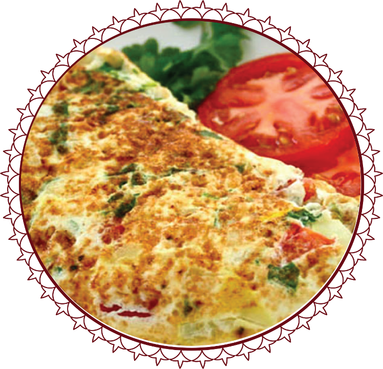 Order L-MASALA OMLETTE food online from Dakshin Indian Bistro - N Hamilton Rd store, Columbus on bringmethat.com