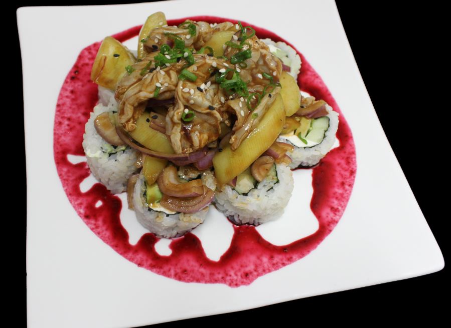 Order Aguachile Roll food online from Emporio Sushi & Mariscos store, Orange on bringmethat.com