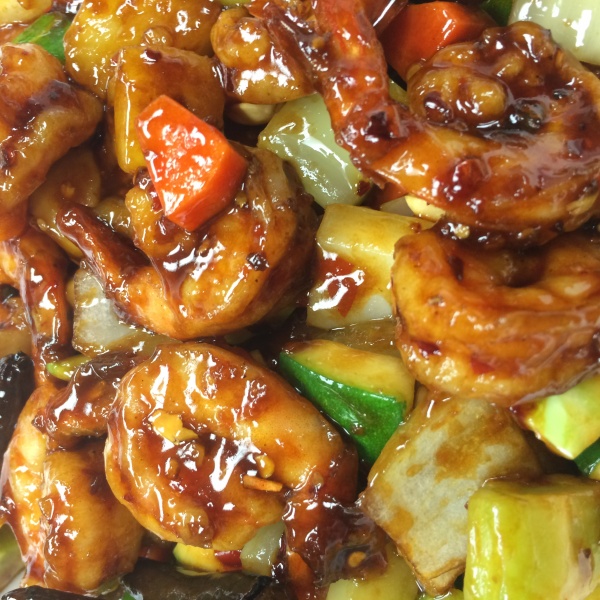Order Spicy Kung Pao Shrimp food online from WA WA Restaurant store, Long Beach on bringmethat.com