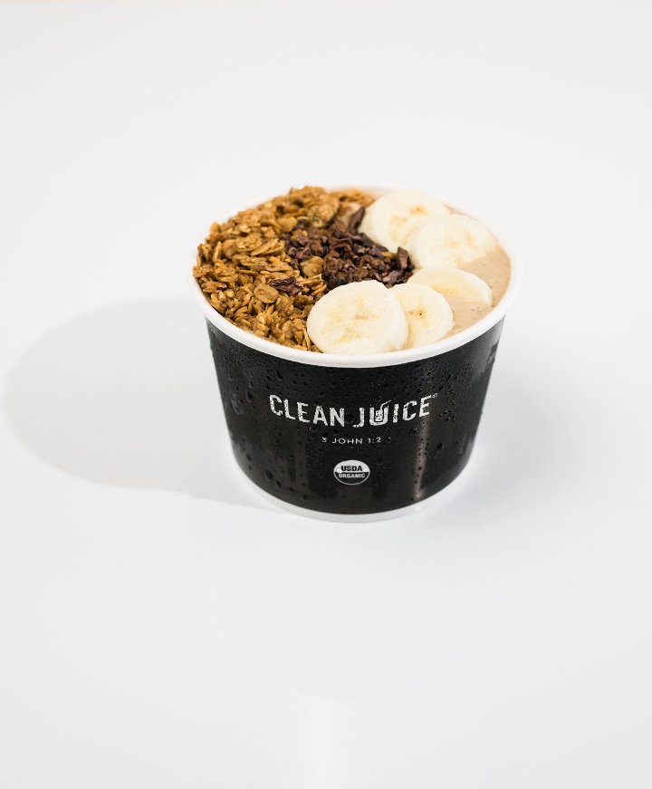 Order The Peanut Butter Bowl food online from Clean Juice store, Greensboro on bringmethat.com