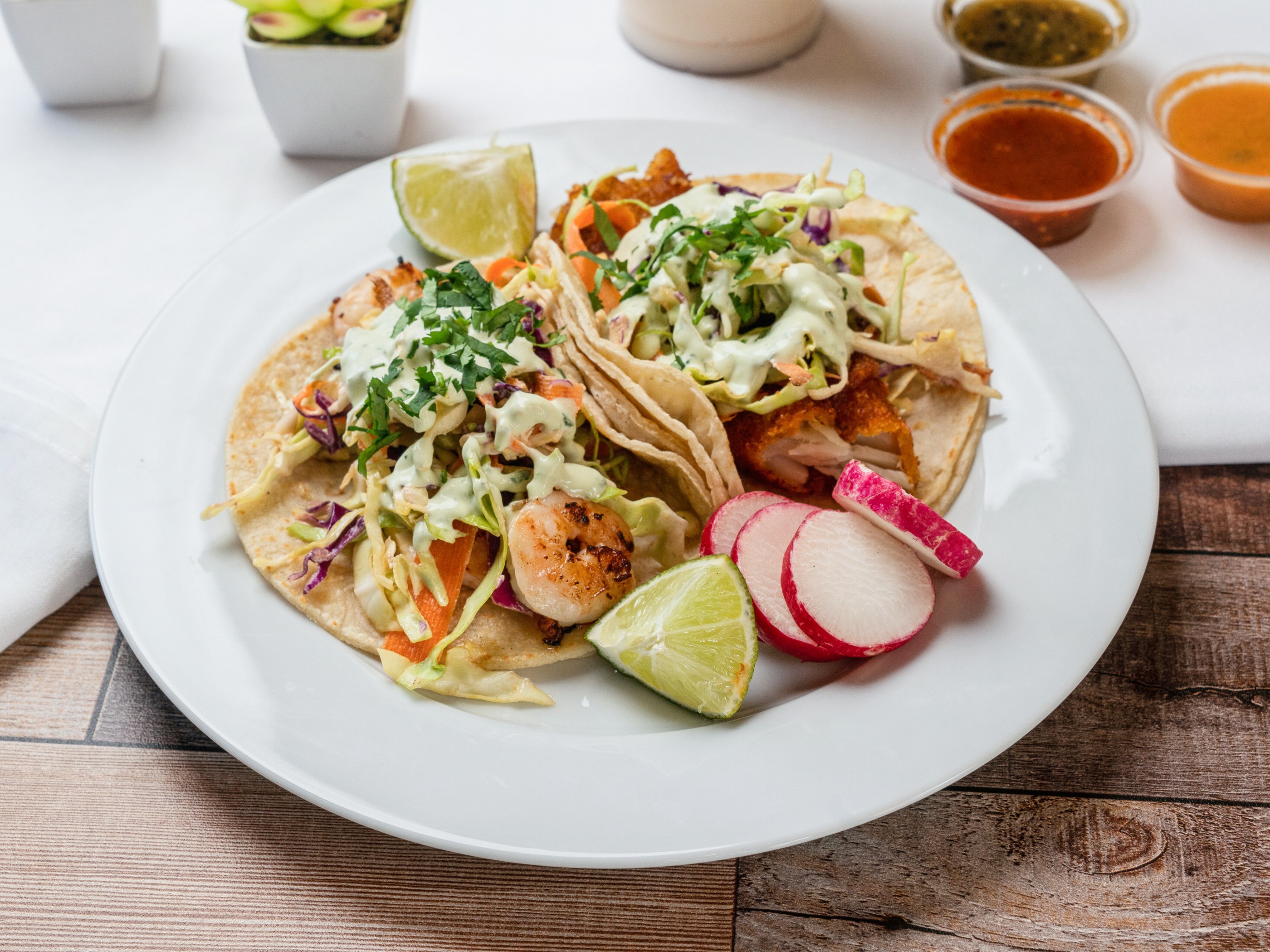 Order Fish Taco food online from Fuegos Bar And Grill store, Bakersfield on bringmethat.com