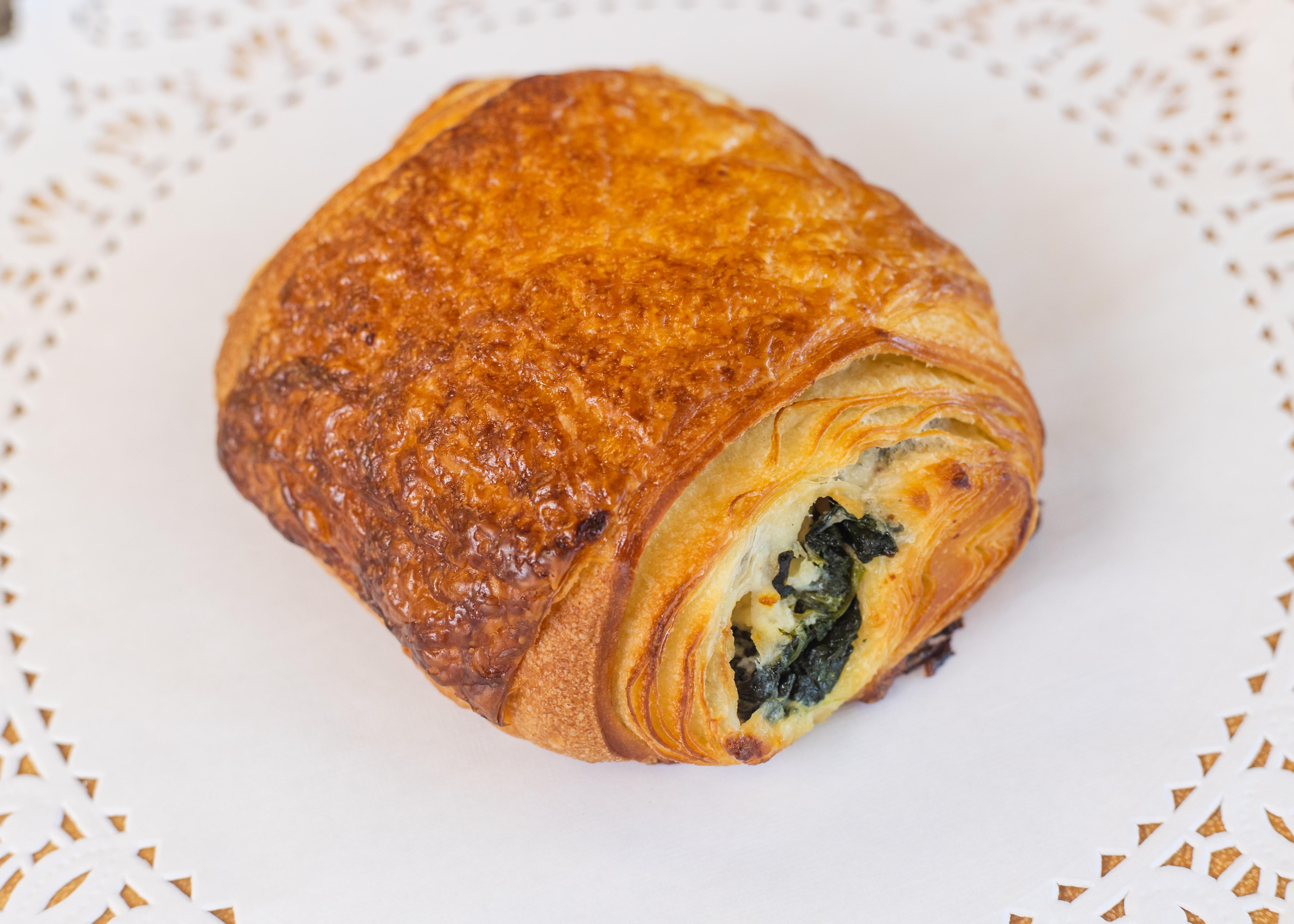 Order Spinach & Feta Croissant food online from Rendez Vous store, Corona Del Mar on bringmethat.com