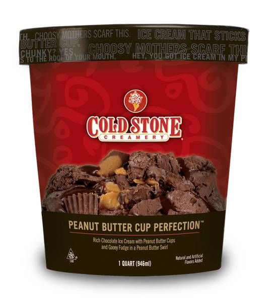 Order Peanut Butter Cup Perfection™ Pre-packed Quart food online from Cold Stone Creamery store, Germantown on bringmethat.com