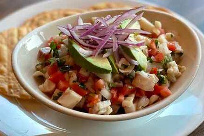 Order Ceviche Tradicional food online from Frontera Mex-Mex Grill store, Stone Mountain on bringmethat.com