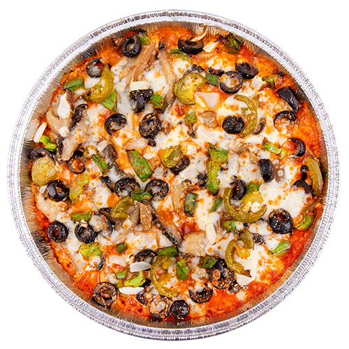 Order Veg-Out 8" Pizza Bowl food online from Johnny's Pizza House store, Shreveport on bringmethat.com