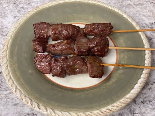 Order A3B. Beef on Skewer 牛肉串 food online from Uncle Chen's Chinese Restaurant store, State College on bringmethat.com
