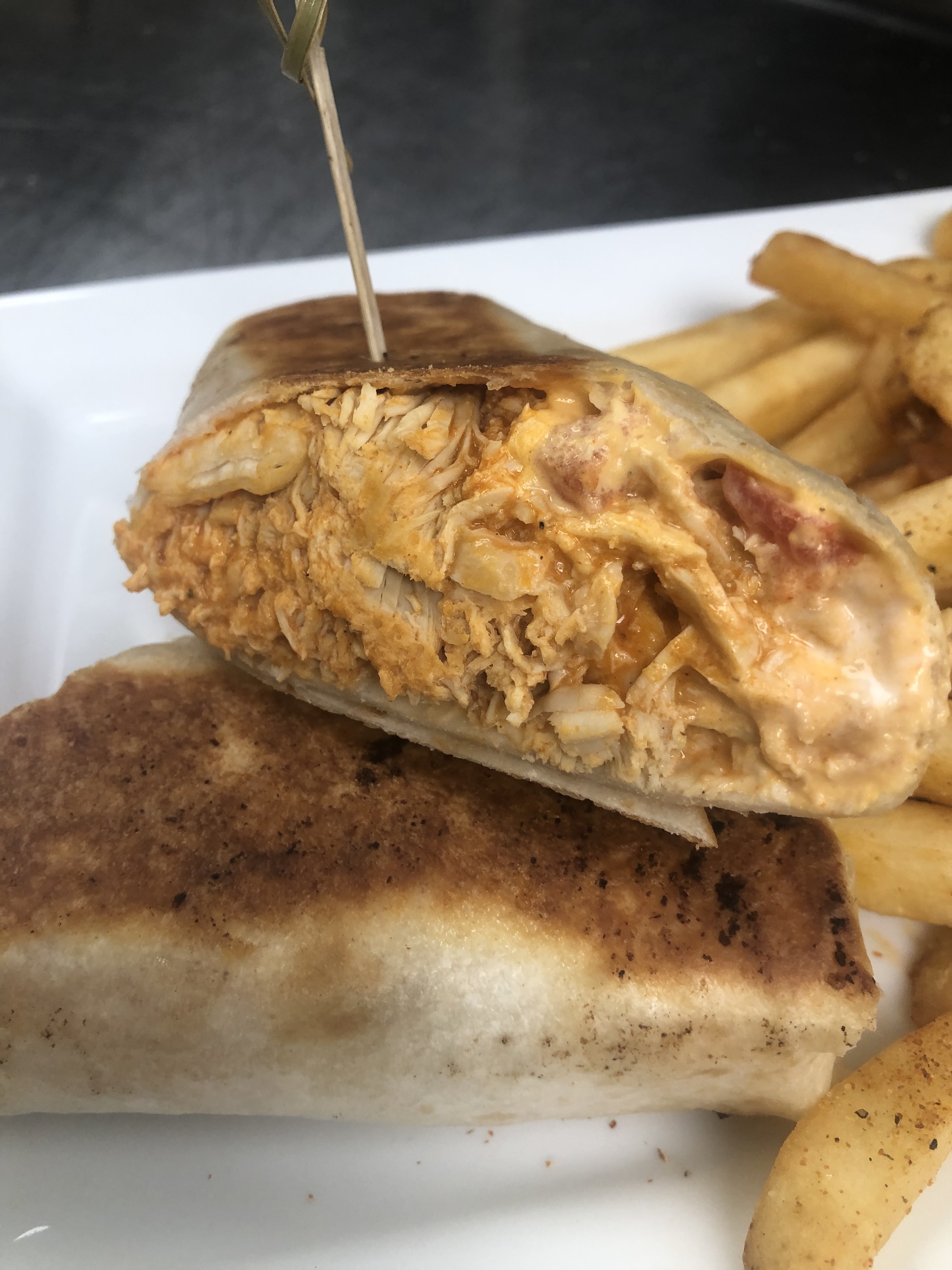 Order Buffalo Chicken Wrap food online from One North Kitchen & Bar store, Jackson on bringmethat.com