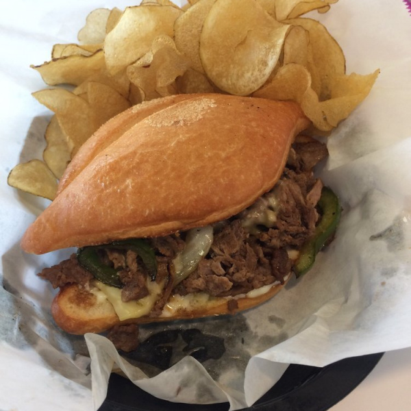 Order Philly Cheese Steak Sandwich food online from Destination store, Russellville on bringmethat.com