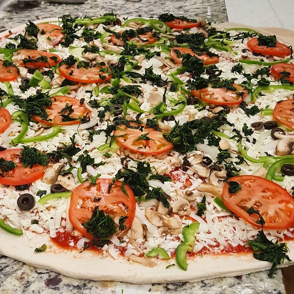 Order Classic Veggie Pizza food online from Nostra Pizza store, Greensboro on bringmethat.com