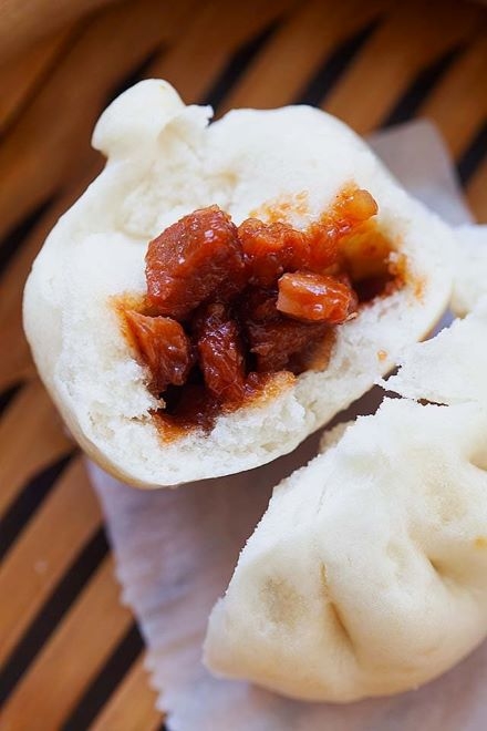 Order BBQ Pork Buns food online from Shang Noodle store, Chicago on bringmethat.com