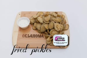 Order Fried Pickles food online from Bunny Onion Burgers store, Oklahoma City on bringmethat.com