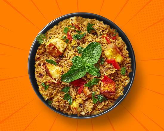 Order Aromatic Paneer Biryani  food online from Mad Over Curry store, Franklin Park on bringmethat.com