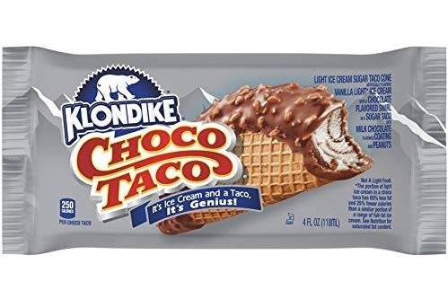 Order Klondike Choco Taco 4 oz  food online from Pit Stop Liquor Mart store, El Monte on bringmethat.com