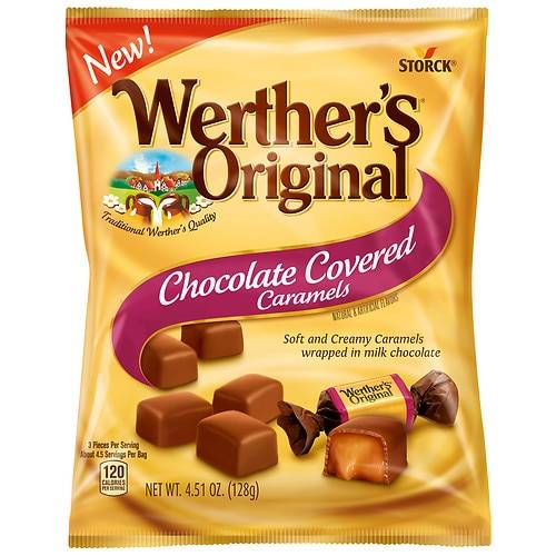 Order Werther's Original Halloween Soft Chocolate Covered Caramels - 4.51 oz food online from Walgreens store, Santa Clarita on bringmethat.com