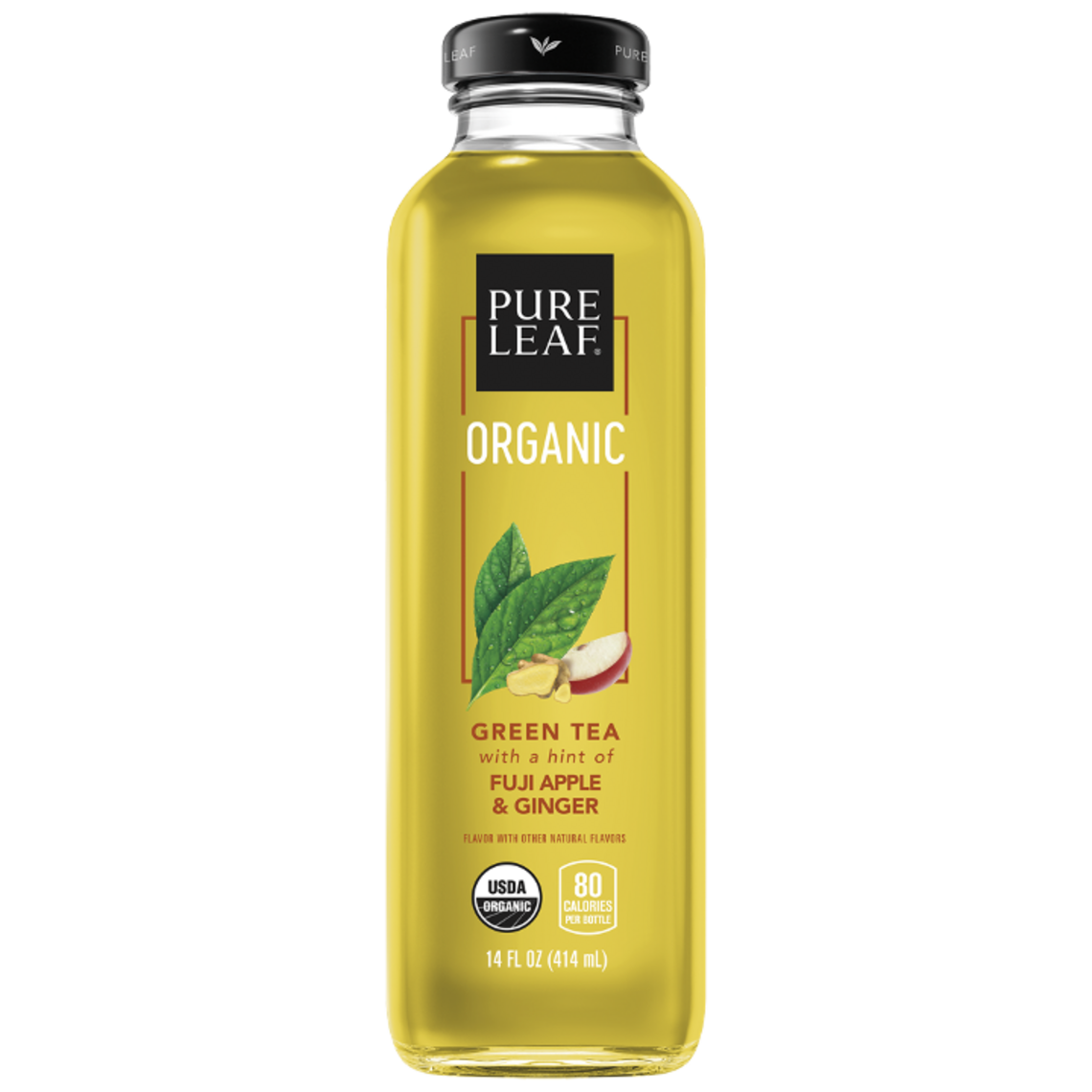 Order Pure Leaf Fuji Apple & Ginger Organic Green Tea food online from Zoup store, Troy on bringmethat.com