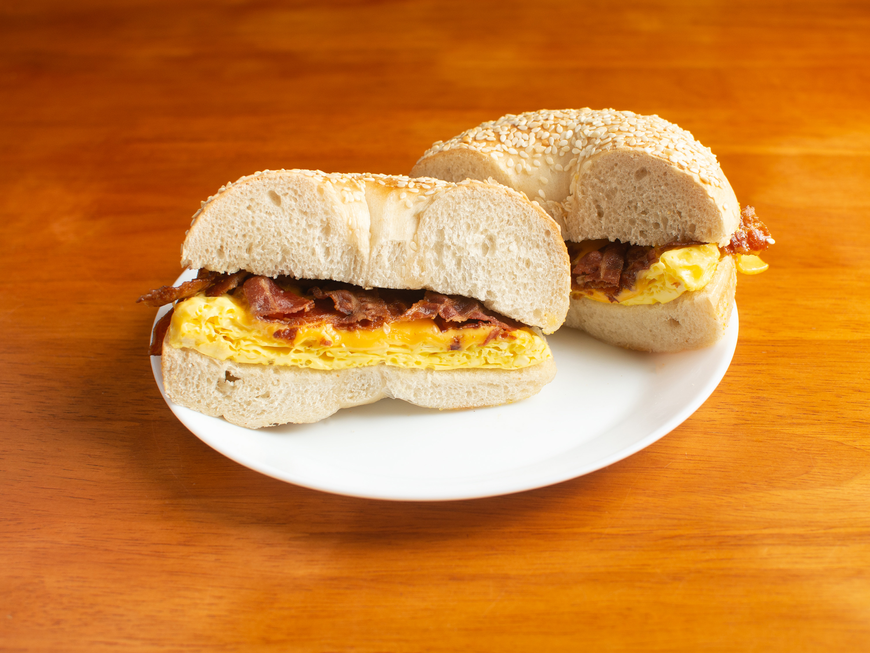 Order Bacon, Egg and Cheese food online from Bobby Bagel Cafe store, Herndon on bringmethat.com