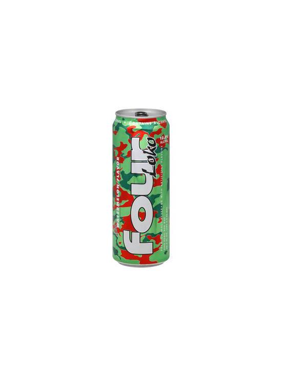 Order Four Loko Watermelon 23.5 OZ Can (12 % ABV) food online from Chevron Extramile store, Brea on bringmethat.com