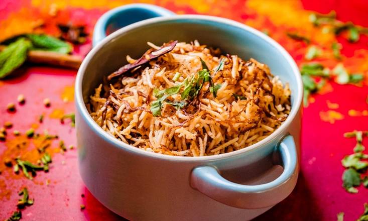 Order Pulao Rice food online from Malika Pakistani Chai Canteen store, Mount Pleasant on bringmethat.com