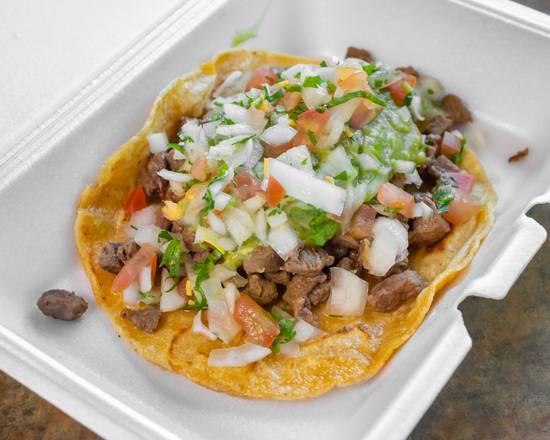 Order Carne Asada Taco food online from Los Alazanes Mexican Food store, Barstow on bringmethat.com