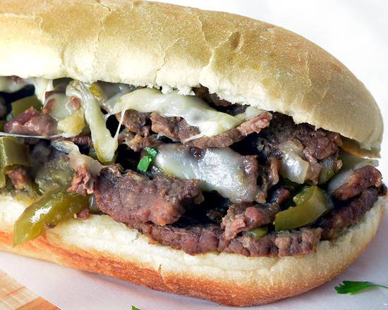Order Philly Cheese Steak Sandwich food online from Jr Fish & Chicken store, Memphis on bringmethat.com