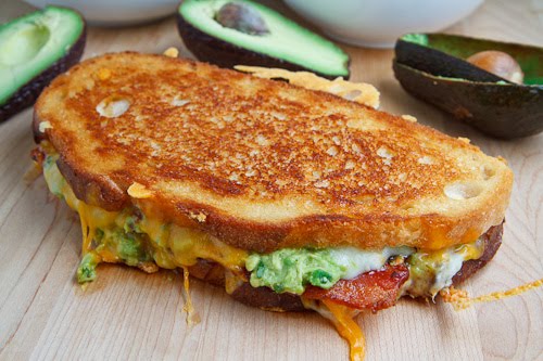 Order Grilled Cheese with Avocado Sandwich food online from Smith finest deli store, Brooklyn on bringmethat.com