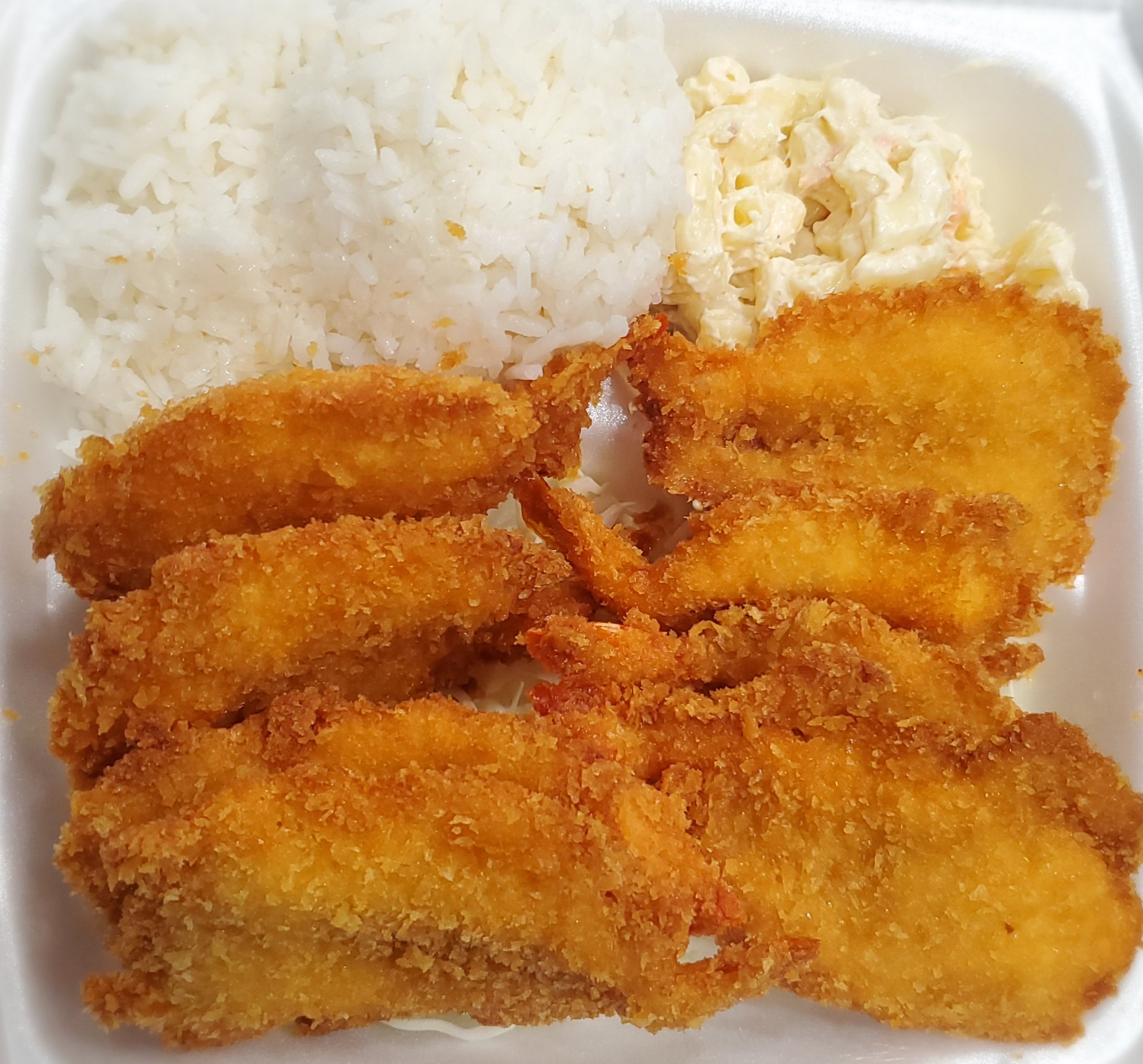 Order Crispy Shrimp Plate food online from Young Hawaiian Bbq store, Chino on bringmethat.com