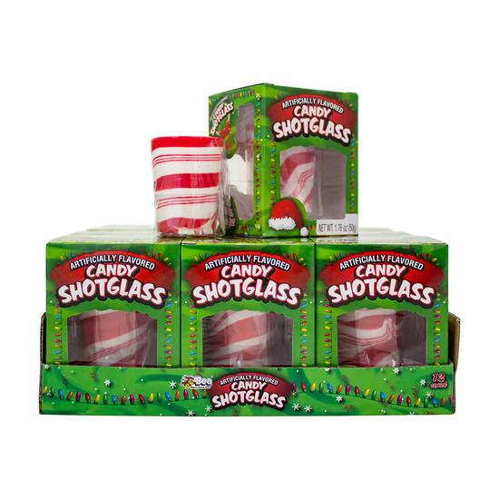 Order Candy Cane Shot Glass, 1.76 oz - 1 ct food online from Bartell Drugs store, NORTH BEND on bringmethat.com