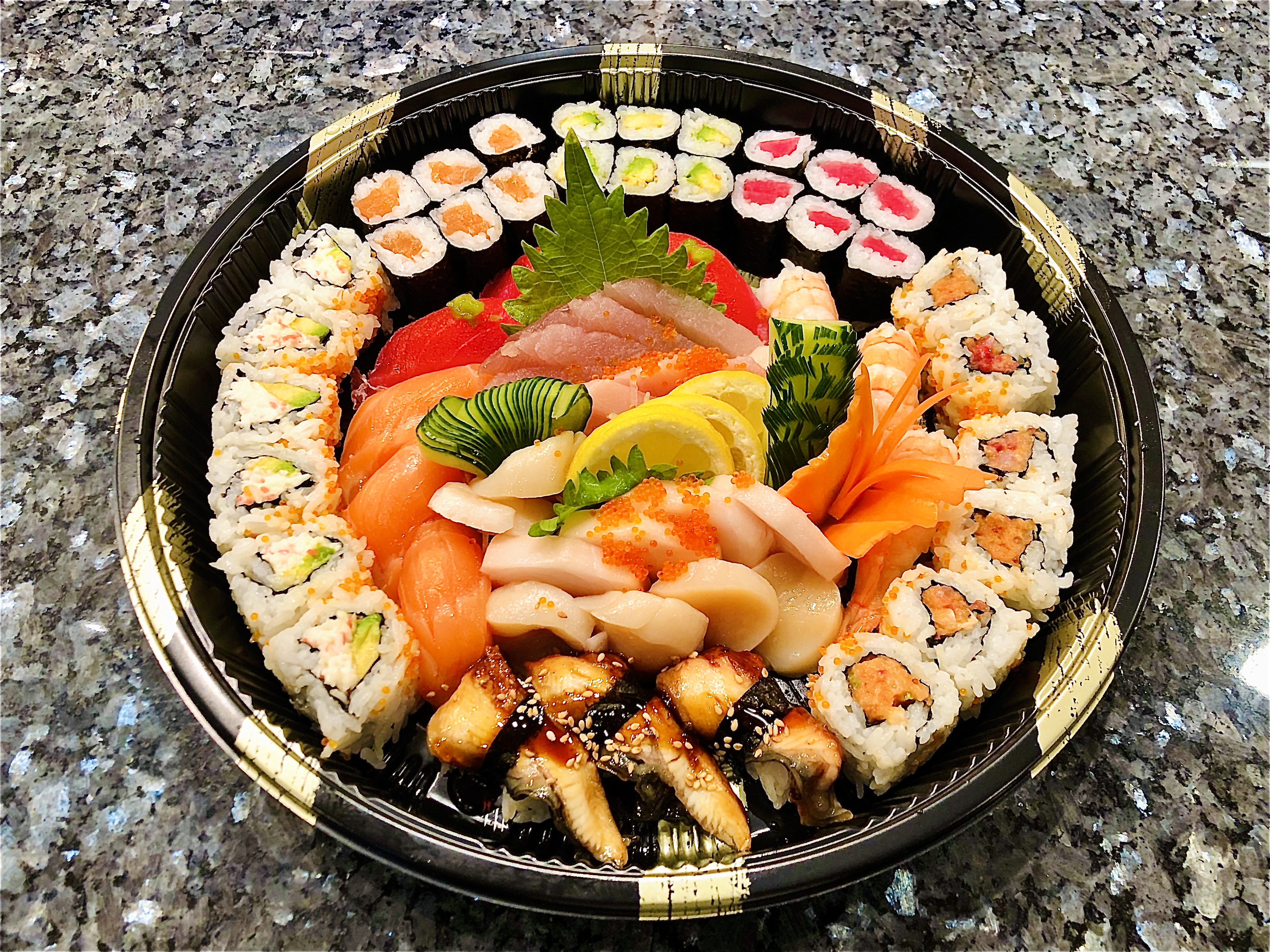 Order Party Combo A food online from Bashamichi Sushi store, Millbrae on bringmethat.com