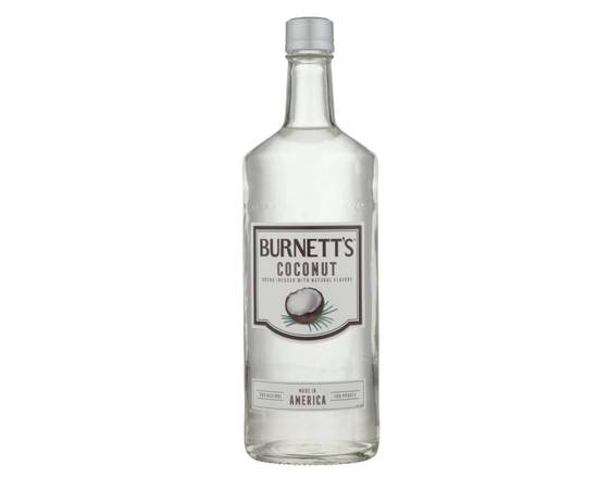 Order Burnett's Coconut Flavored, 1.75L vodka (40.0% ABV) food online from Cold Spring Liquor store, Liberty Hill on bringmethat.com