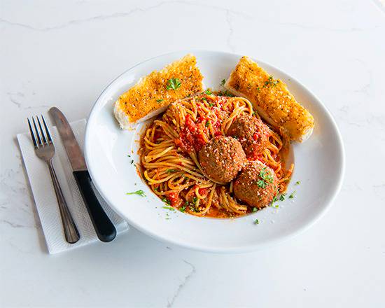 Order Spaghetti Meatballs food online from Greco’s New York Pizzeria at Cahuenga store, Los Angeles on bringmethat.com