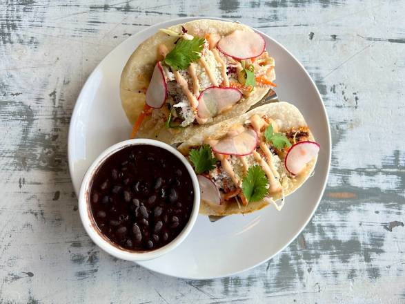 Order Shrimp Tacos food online from Dish Society store, Houston on bringmethat.com
