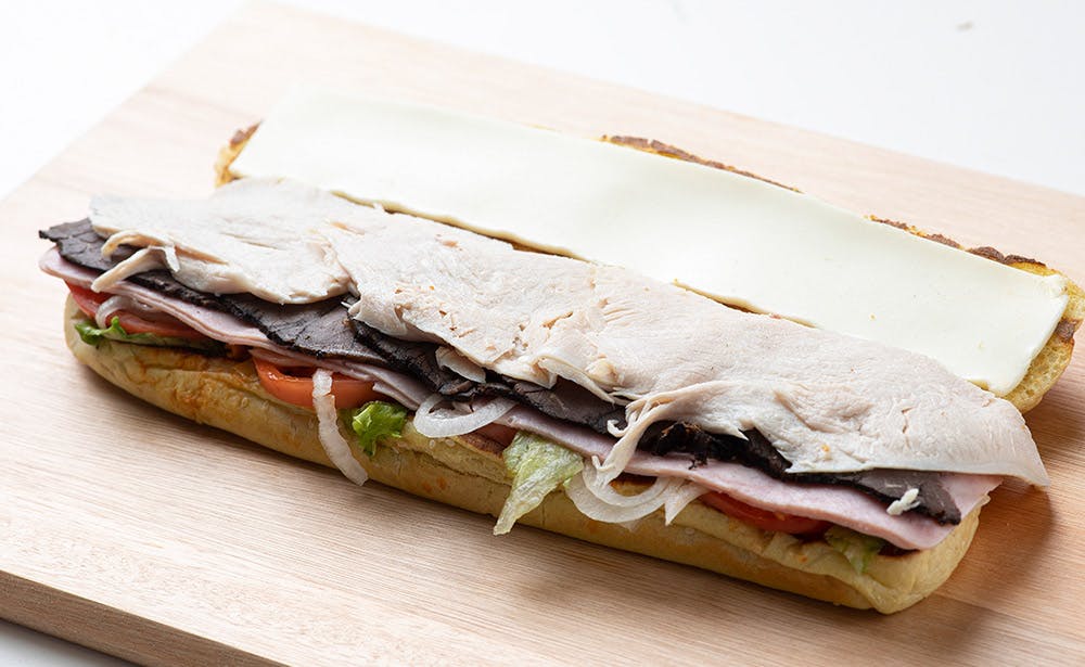 Order Cal'z Classic Sub - Half food online from Calz Pizza store, Norfolk on bringmethat.com