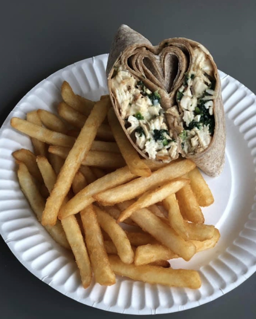 Order 2. Chicken Ranch Wrap food online from Galaxy Pizza store, Philadelphia on bringmethat.com