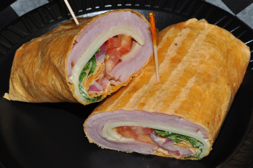 Order Ham and Cheese Wrap food online from Merritt Bakery store, Tulsa on bringmethat.com