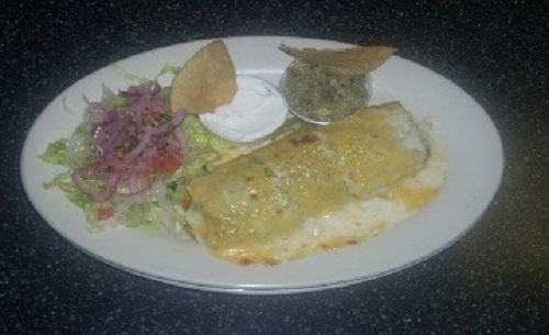 Order Burritos de Carnitas and Bistec food online from Sabor Latino Restaurant store, Upper Darby on bringmethat.com