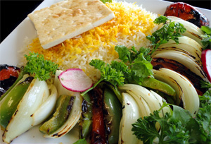 Order 11. Veggie Delight food online from Shiraz Shish Kabob store, College Station on bringmethat.com