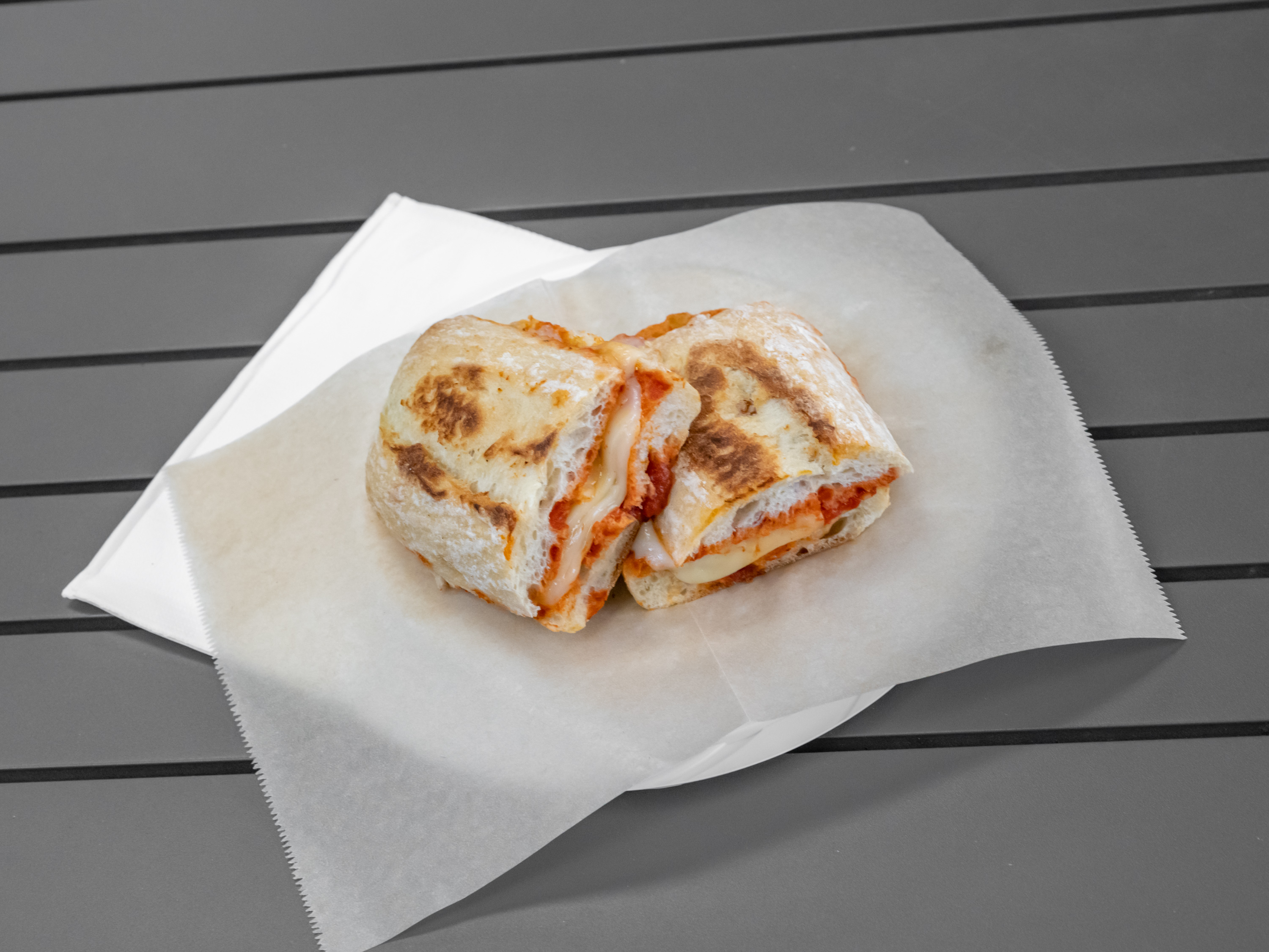Order Pepperoni Pizza Panini food online from The Spicy Peach store, Atlanta on bringmethat.com