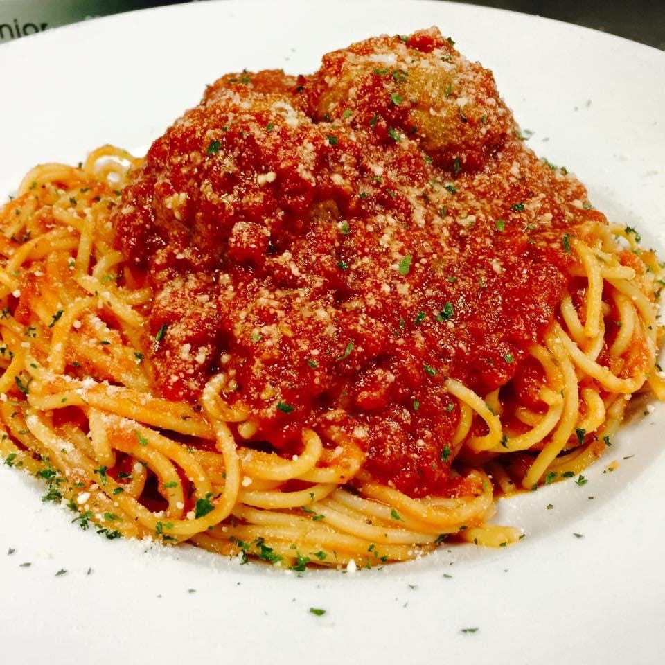Order Spaghetti - Dinners food online from Affamato Pizza & Italian Restaurant store, Norristown on bringmethat.com