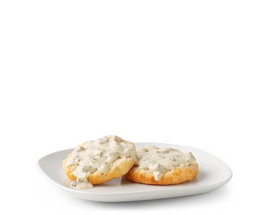Order Sausage Gravy Biscuit food online from Mcdonald'S® store, Moore on bringmethat.com