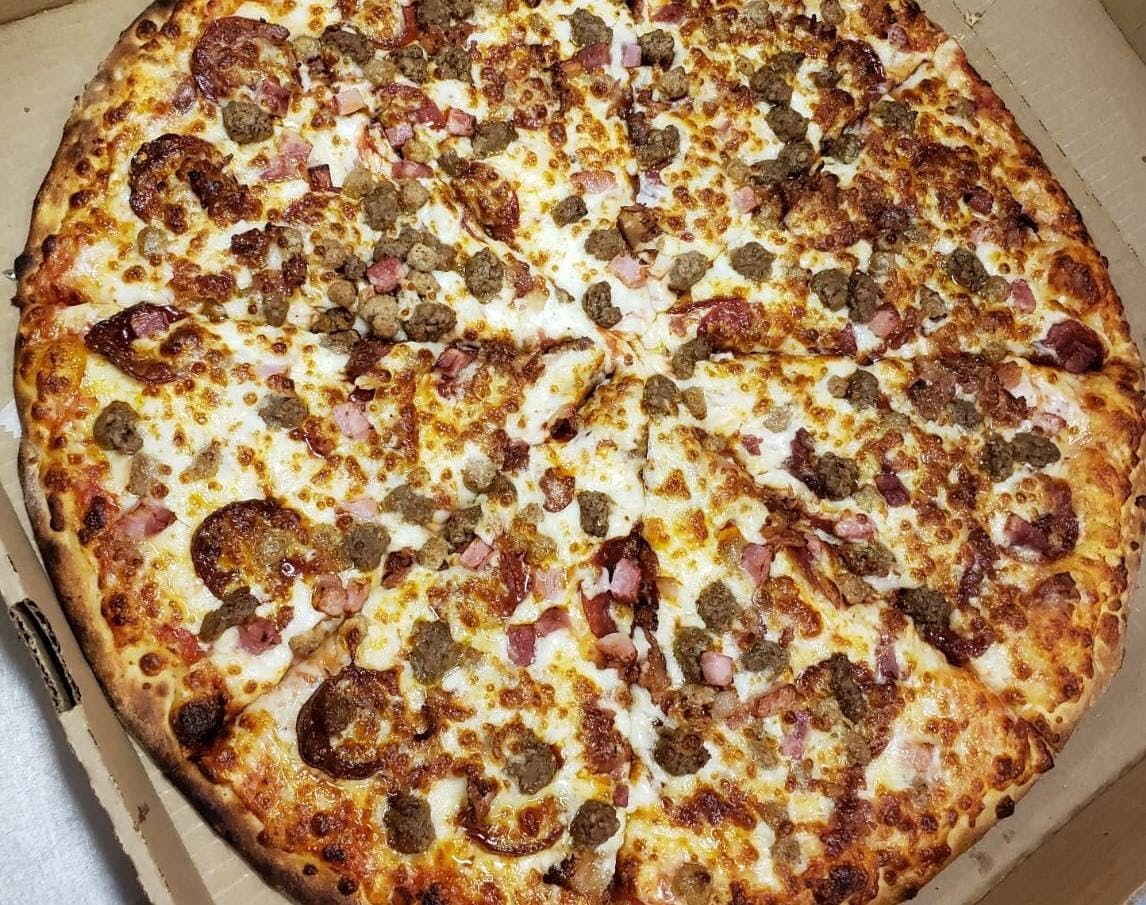 Order All Meat Classic Pizza - Small 10'' (4 Slices) food online from Pizza 360 store, Ashburn on bringmethat.com
