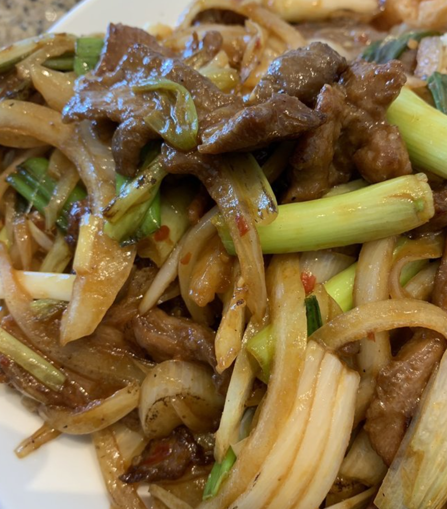 Order 66. Mongolian Beef food online from Ga Hing Chinese Restaurant store, San Leandro on bringmethat.com