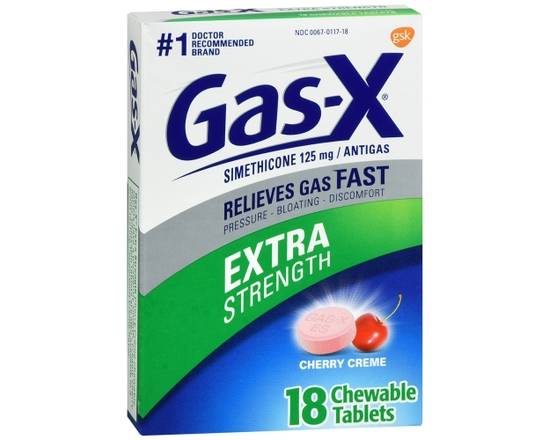 Order Gas-X Extra Strength Chewable Tablets Cherry Creme food online from Scripx Pharmacy store, Plano on bringmethat.com