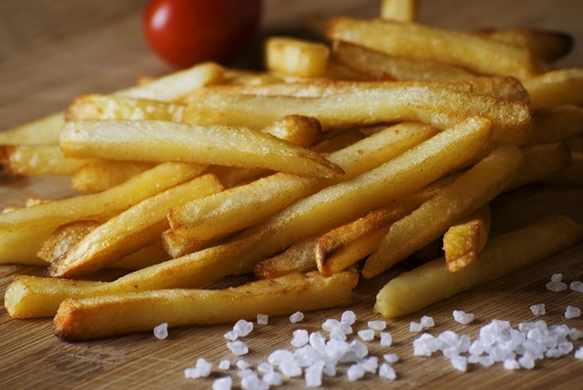 Order French Fries w/ ketchup food online from V Spot store, Brooklyn on bringmethat.com